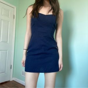 navy dress